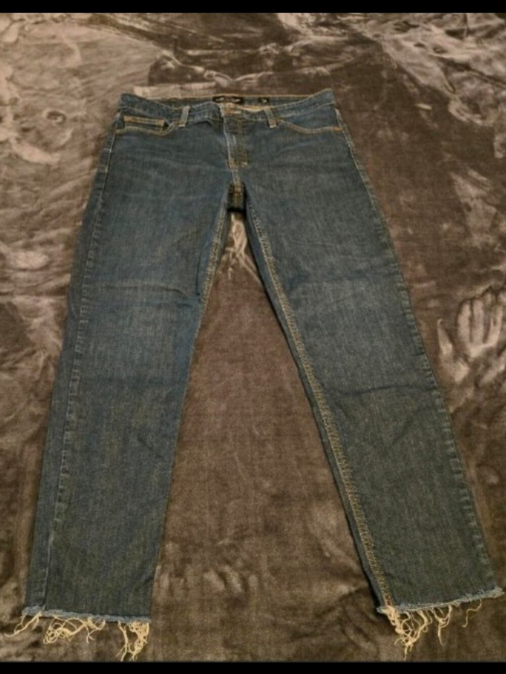Lucky Brand Women's Skinny Ankle Cropped Jeans in Blue Wash